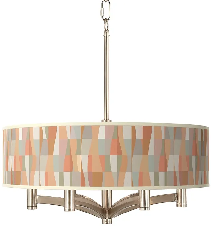 Sedona Ava 6-Light Nickel Pendant Chandelier