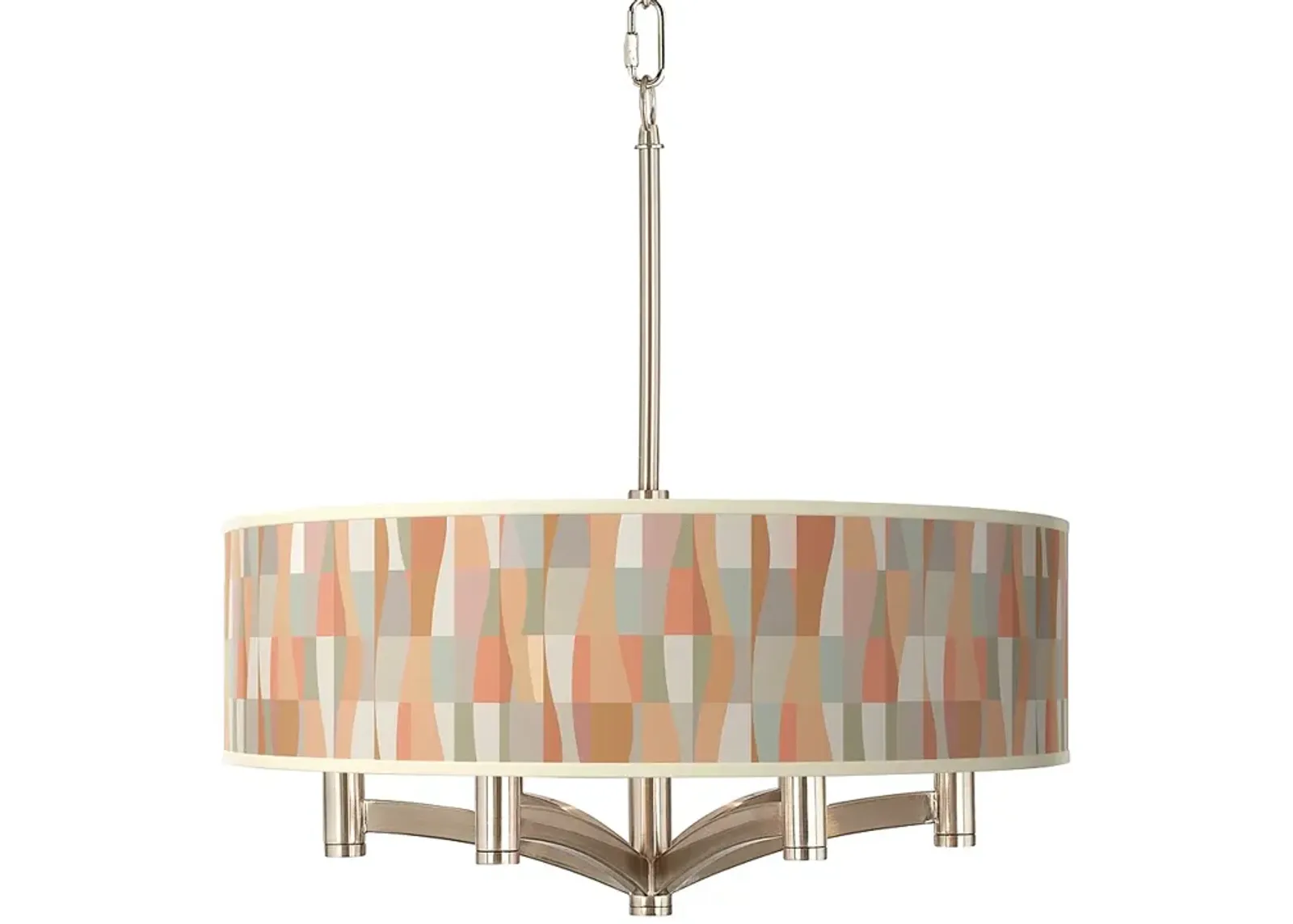 Sedona Ava 6-Light Nickel Pendant Chandelier