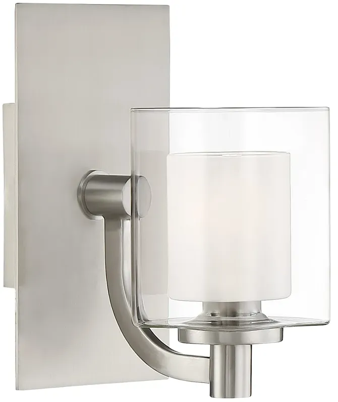 Quoizel Kolt 9" High Brushed Nickel Halogen Wall Sconce