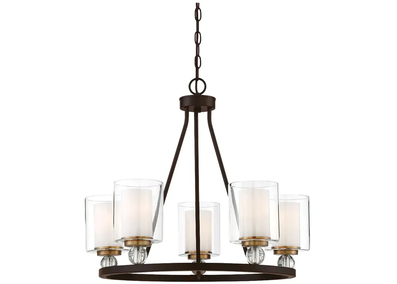 Minka-Lavery Studio 5 5-Light Painted Bronze Chandelier