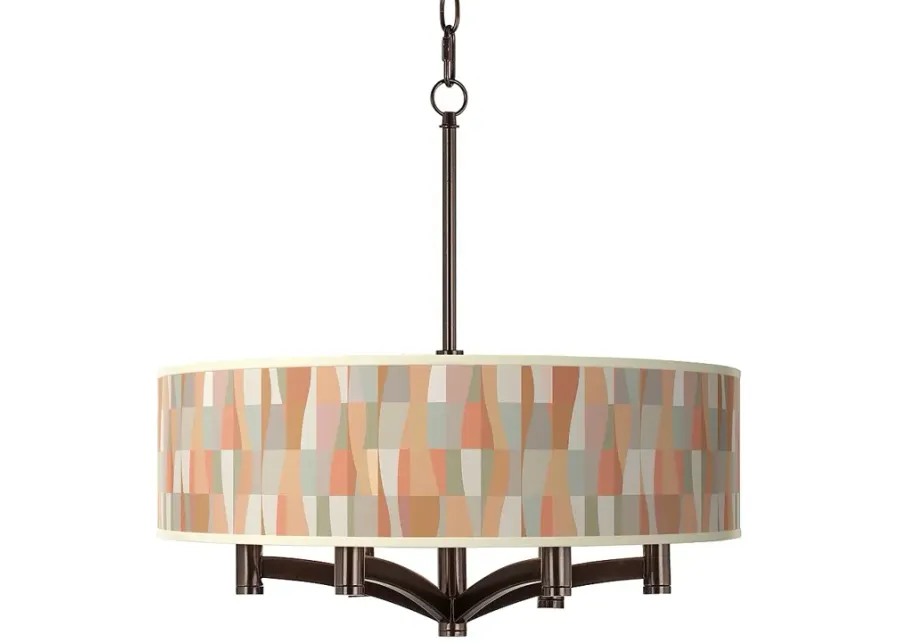 Sedona Ava 6-Light Bronze Pendant Chandelier