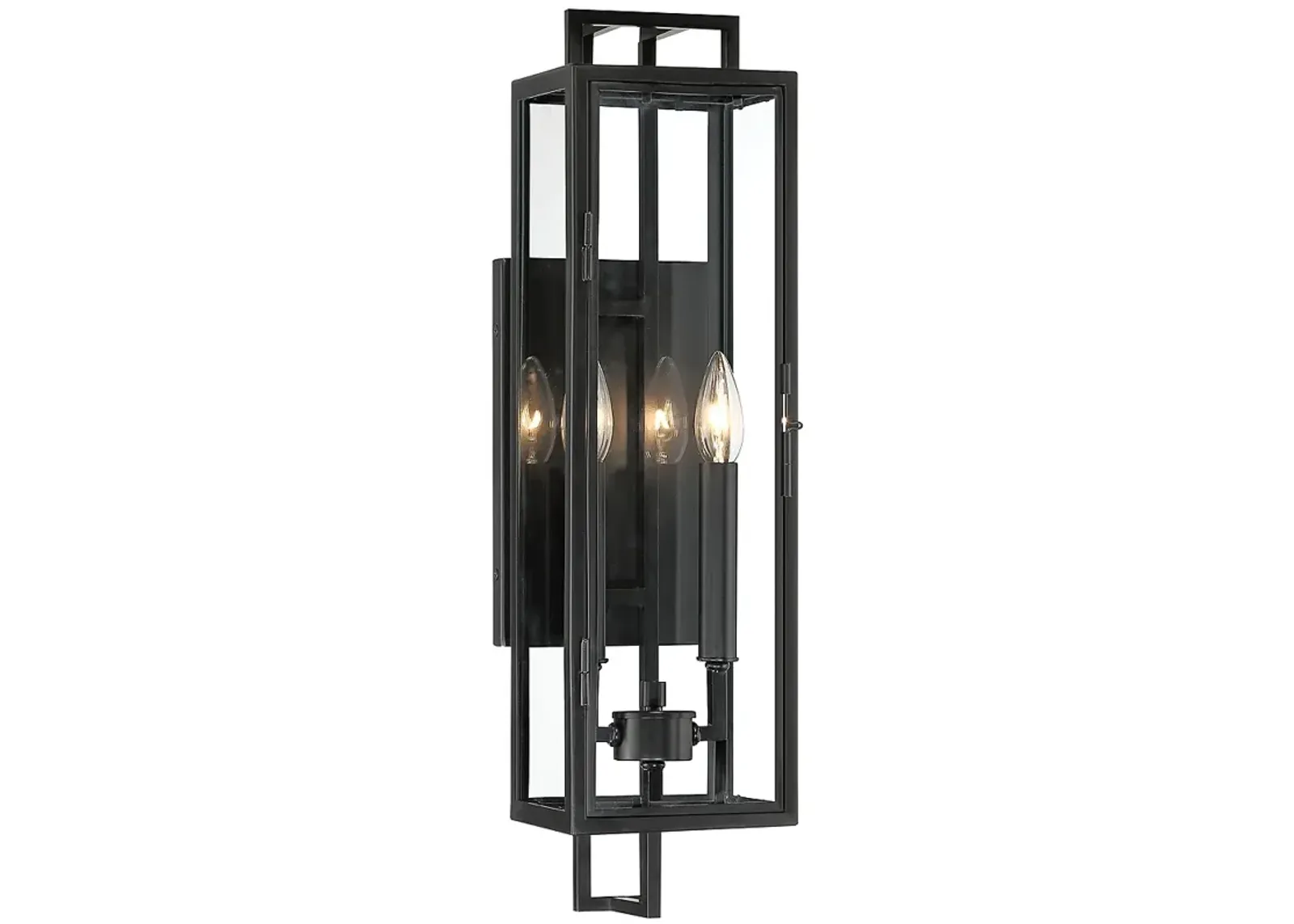 Knoll Road 23" High Coal 2-Light Outdoor Wall Light