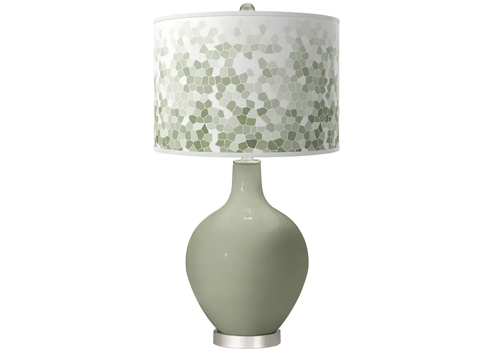 Evergreen Fog Mosaic Ovo Table Lamp