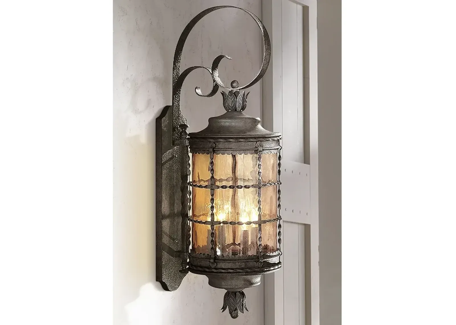 Mallorca Collection Iron 34 1/4" High Outdoor Light