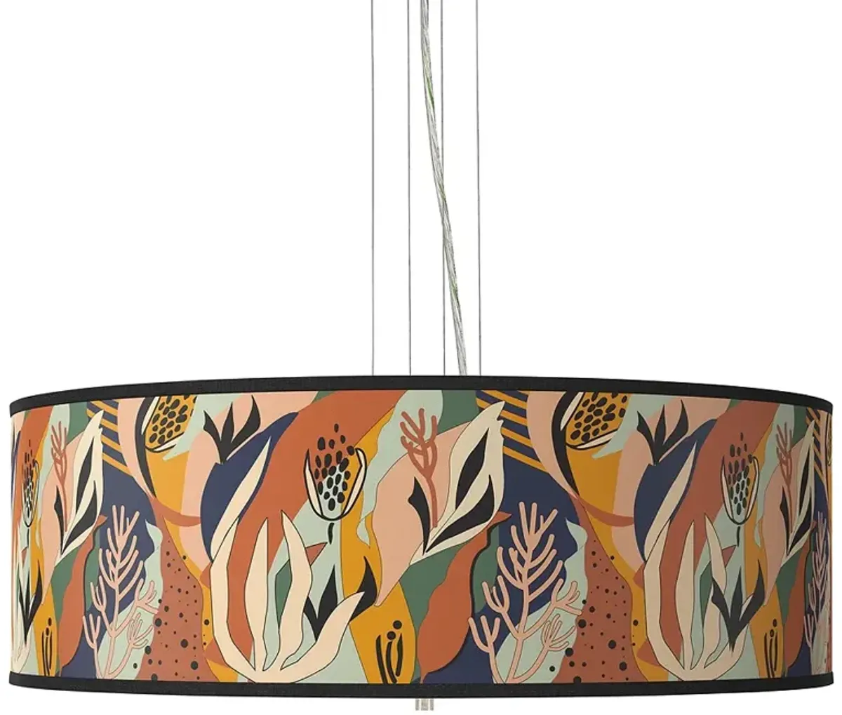 Wild Desert Giclee 24" Wide 4-Light Pendant Chandelier