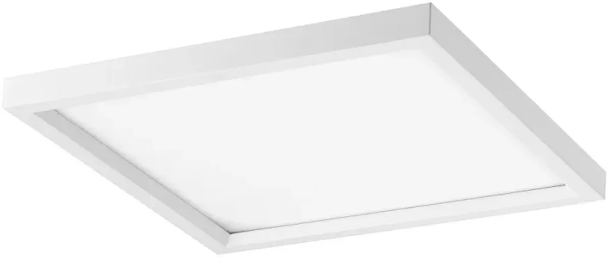 Draven 15" Wide White Square LED Ceiling Light