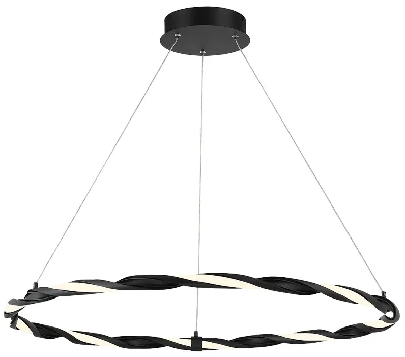 George Kovacs Convolution 30w LED Coal Pendant