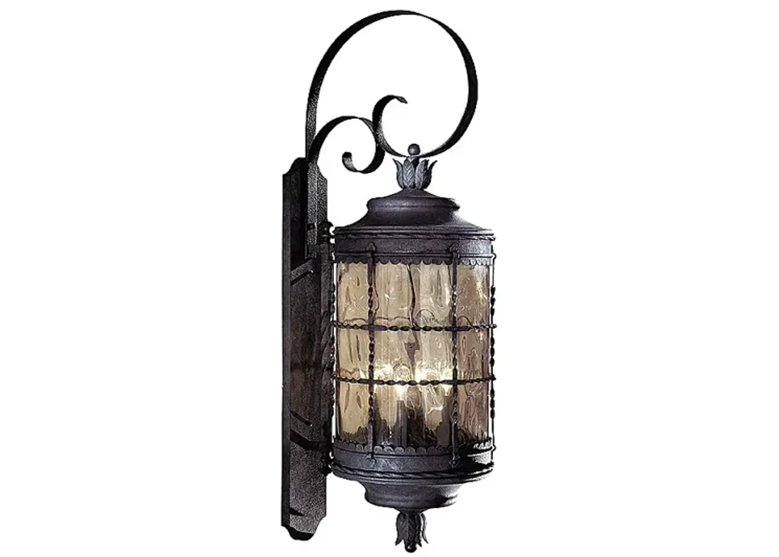 Mallorca 41 1/4" High Iron Finish Outdoor Wall Light