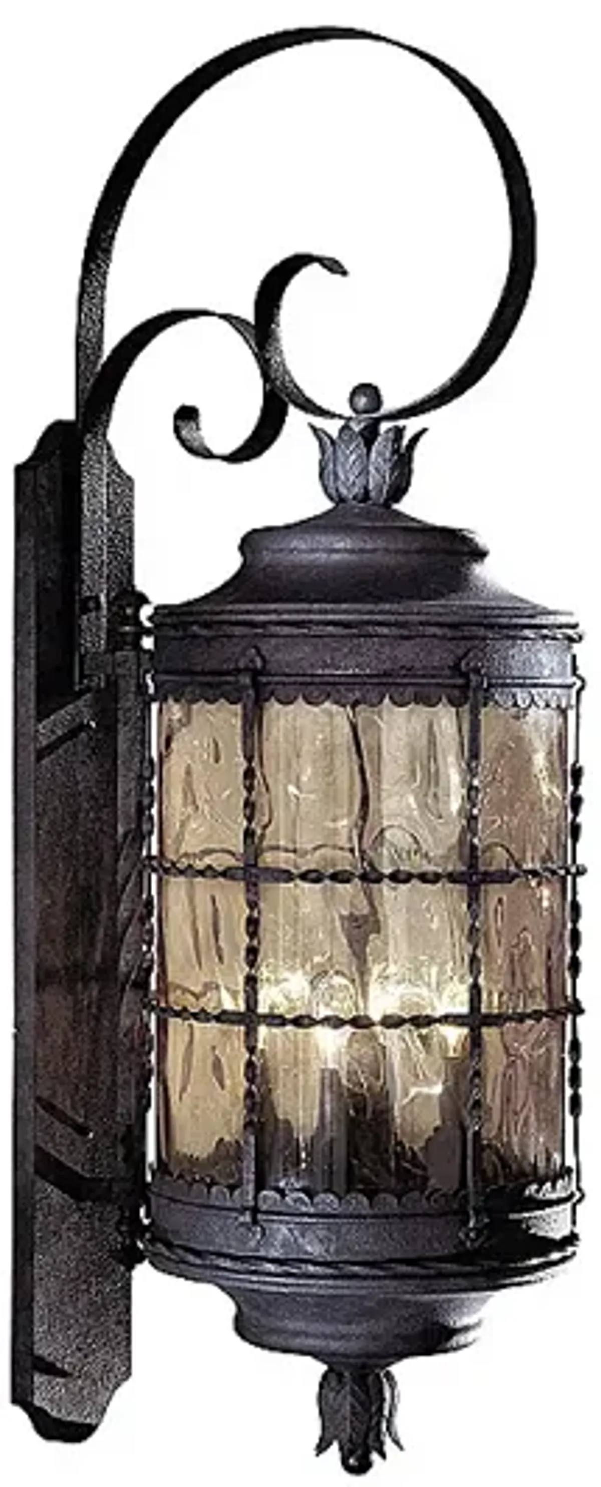 Mallorca 41 1/4" High Iron Finish Outdoor Wall Light