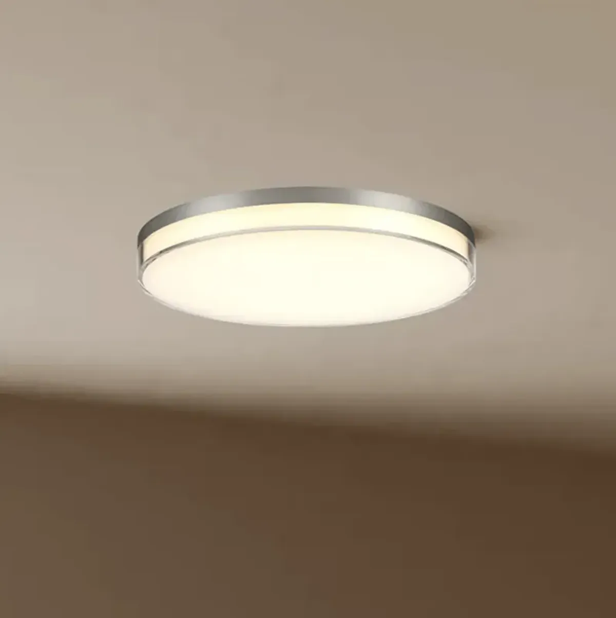 Minka Lavery Vantage 11" Wide LED Brushed Nickel Flush Mount