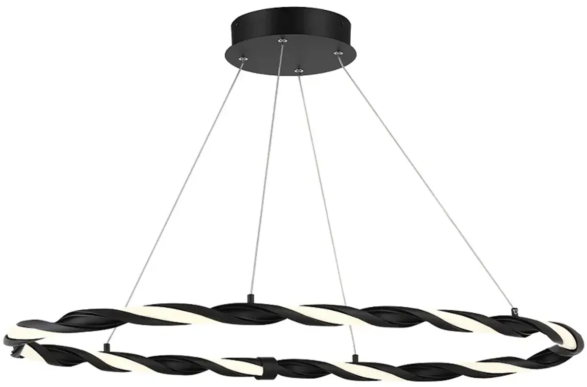 George Kovacs Convolution LED Coal Pendant