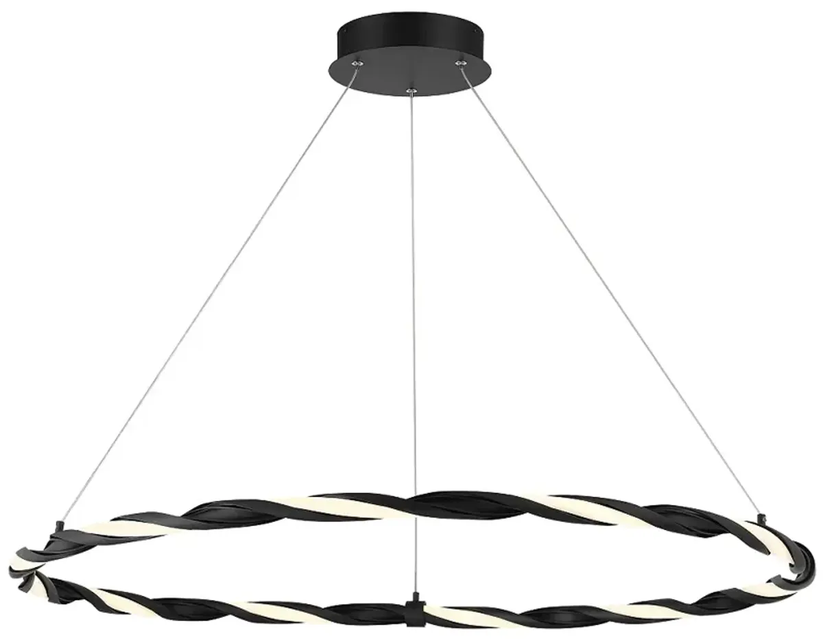 George Kovacs Convolution LED Coal Pendant