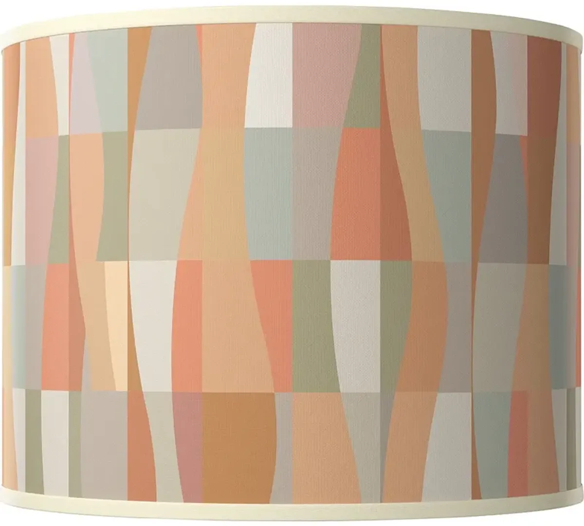 Sedona White Giclee Round Drum Lamp Shade 14x14x11 (Spider)