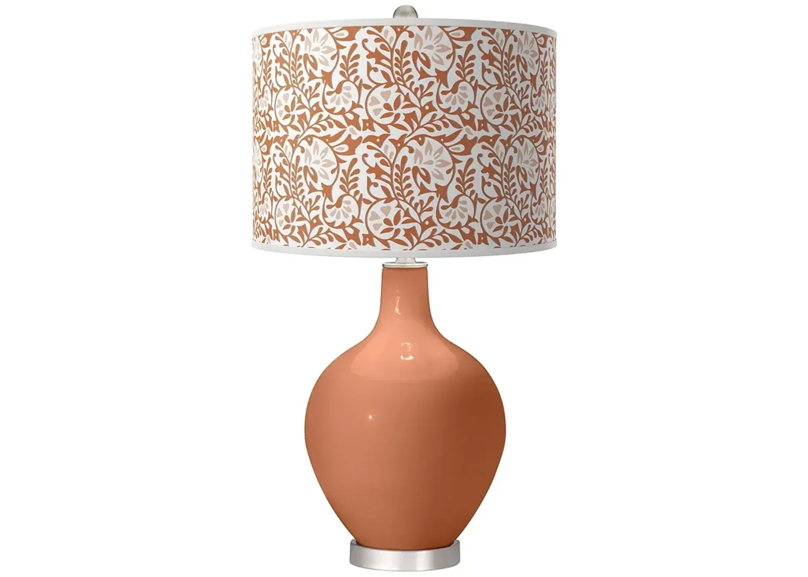 Baked Clay Gardenia Ovo Table Lamp