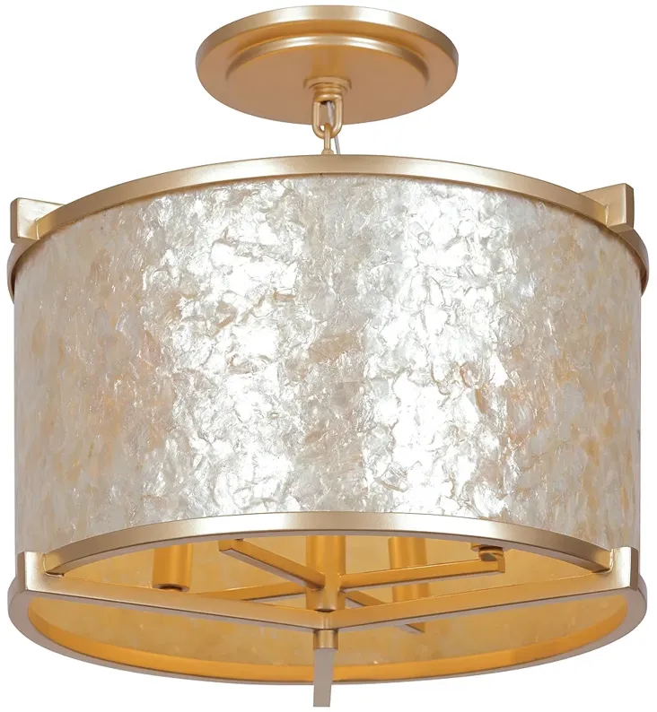 Metropolitan Sommers Bend 4-Light Fawn Gold Semi-Flush