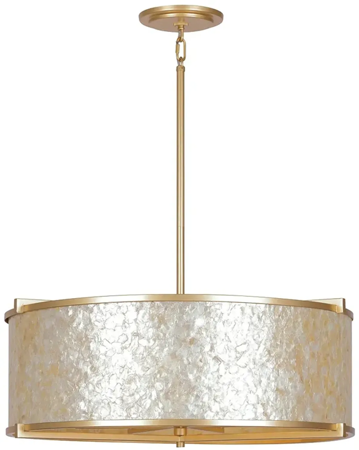 Metropolitan Sommers Bend 6-Light Fawn Gold Pendant