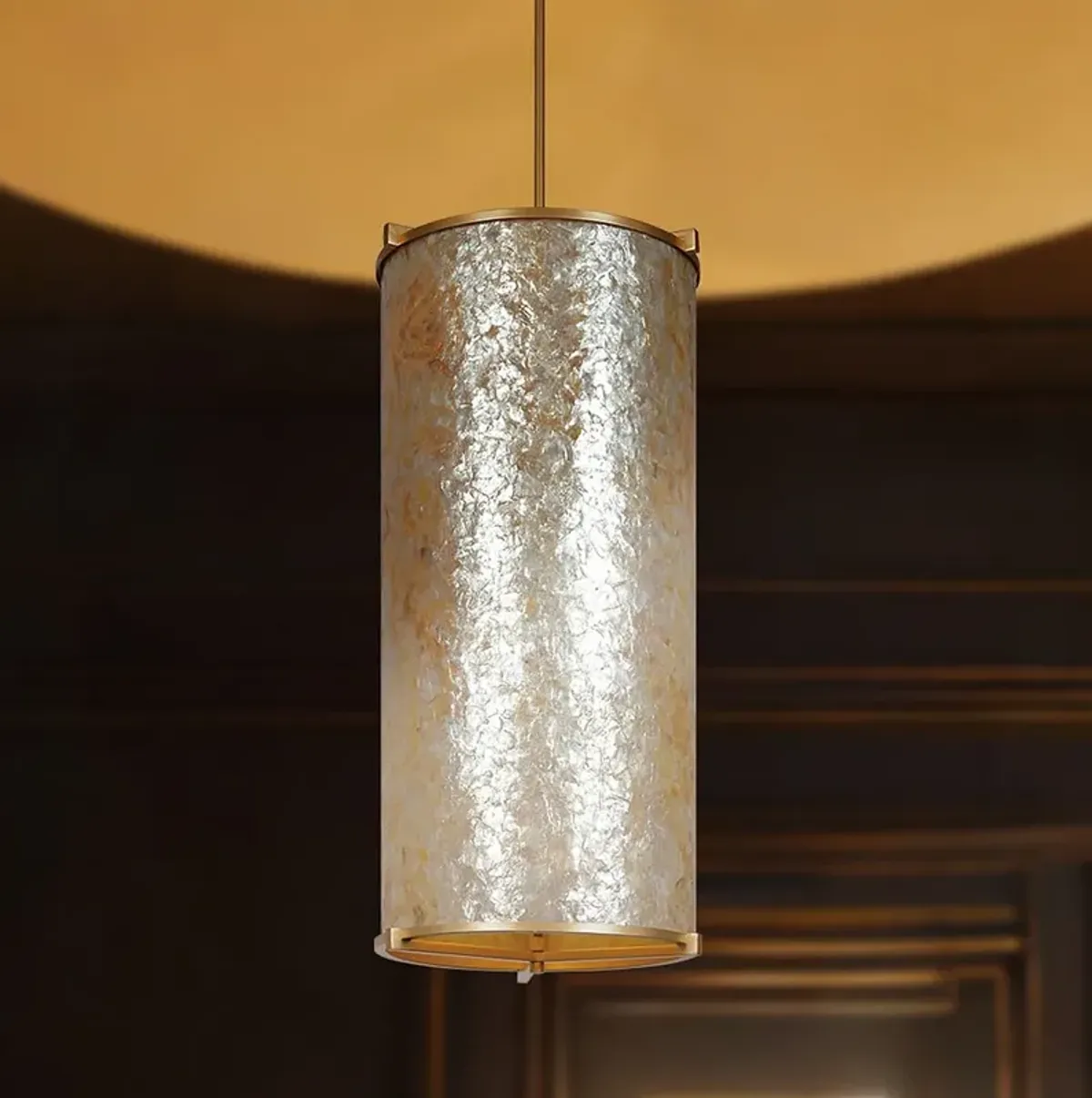 Metropolitan Sommers Bend 6-Light Fawn Gold Foyer Pendant