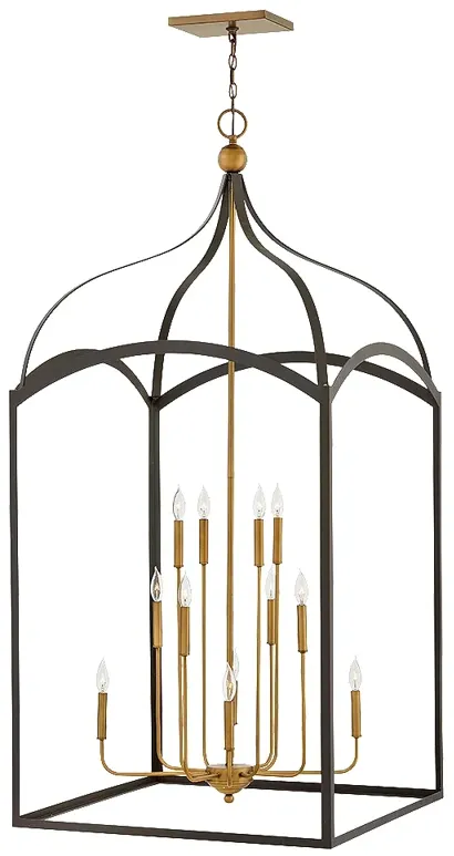 Hinkley Lighting Clarendon 30" Wide 12-Light Open Cage Chandelier