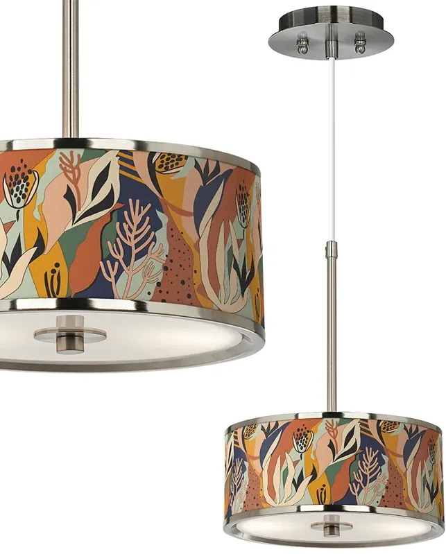 Wild Desert Giclee Glow 10 1/4" Wide Pendant Light