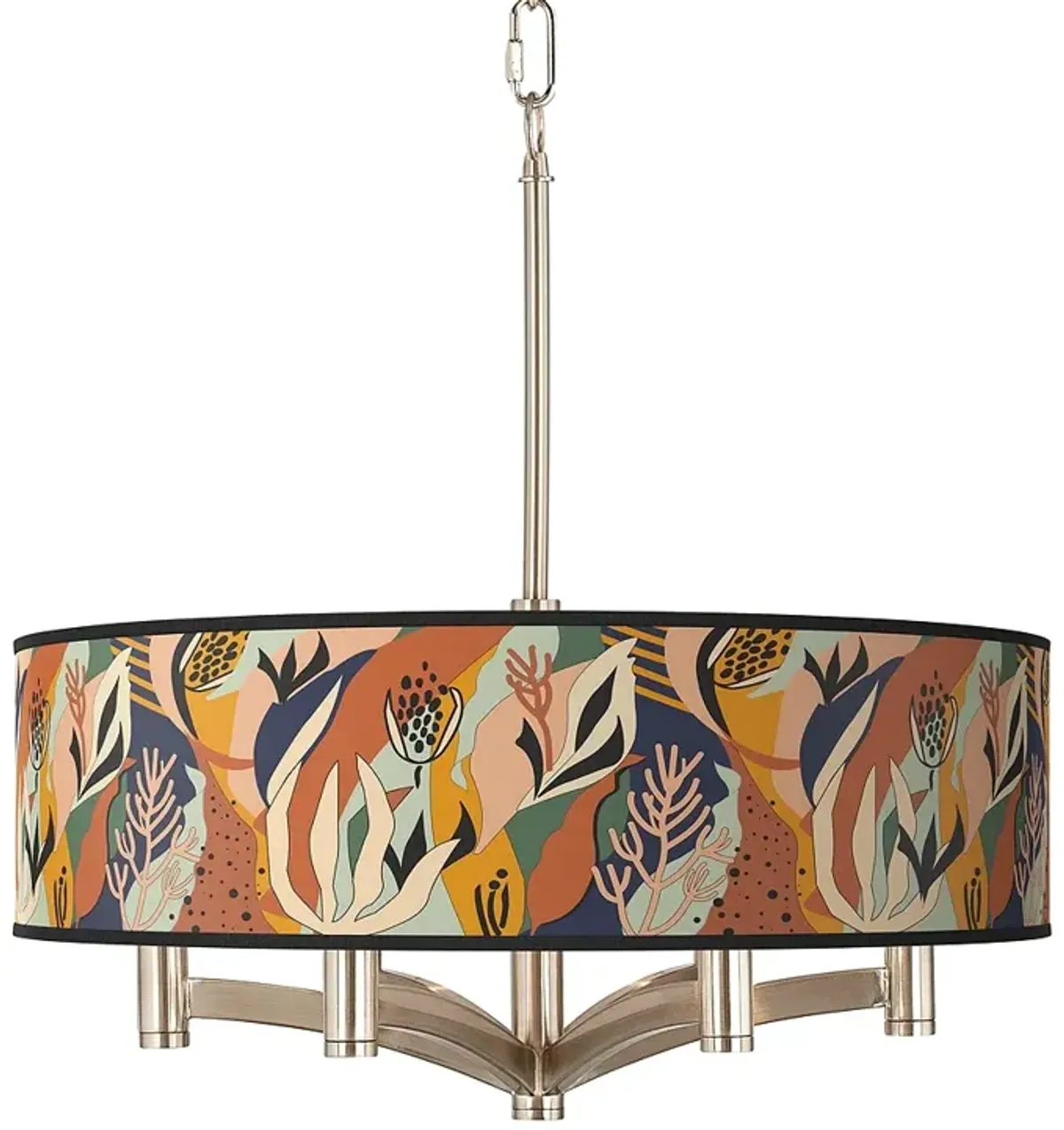 Wild Desert Ava 6-Light Nickel Pendant Chandelier