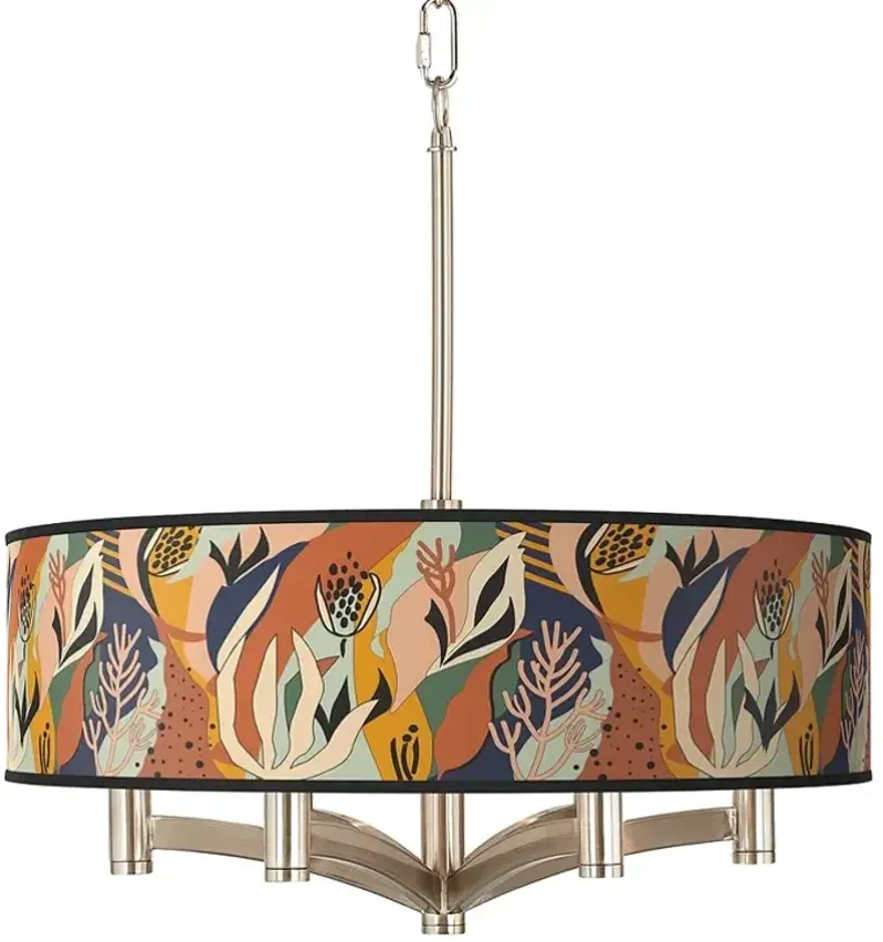 Wild Desert Ava 6-Light Nickel Pendant Chandelier