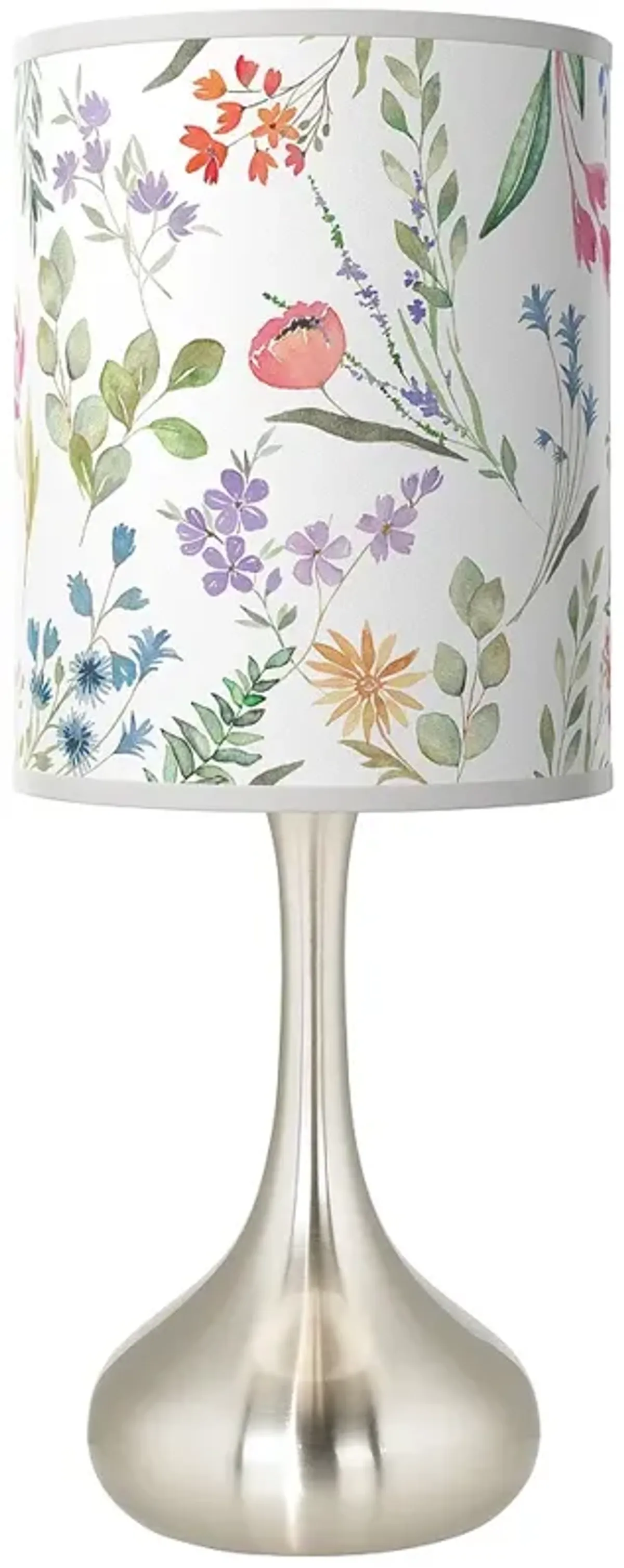 Spring's Joy Giclee Droplet Table Lamp