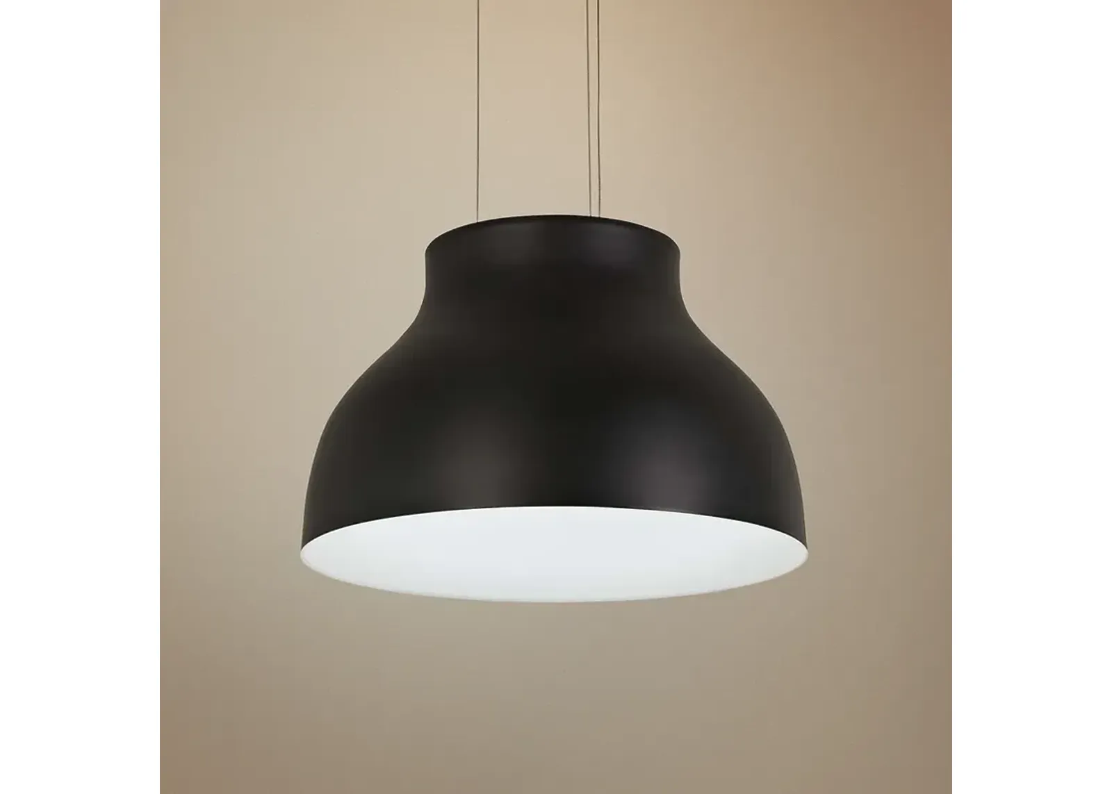 Kettle Up 16 3/4" Wide Matte Black LED Pendant Light