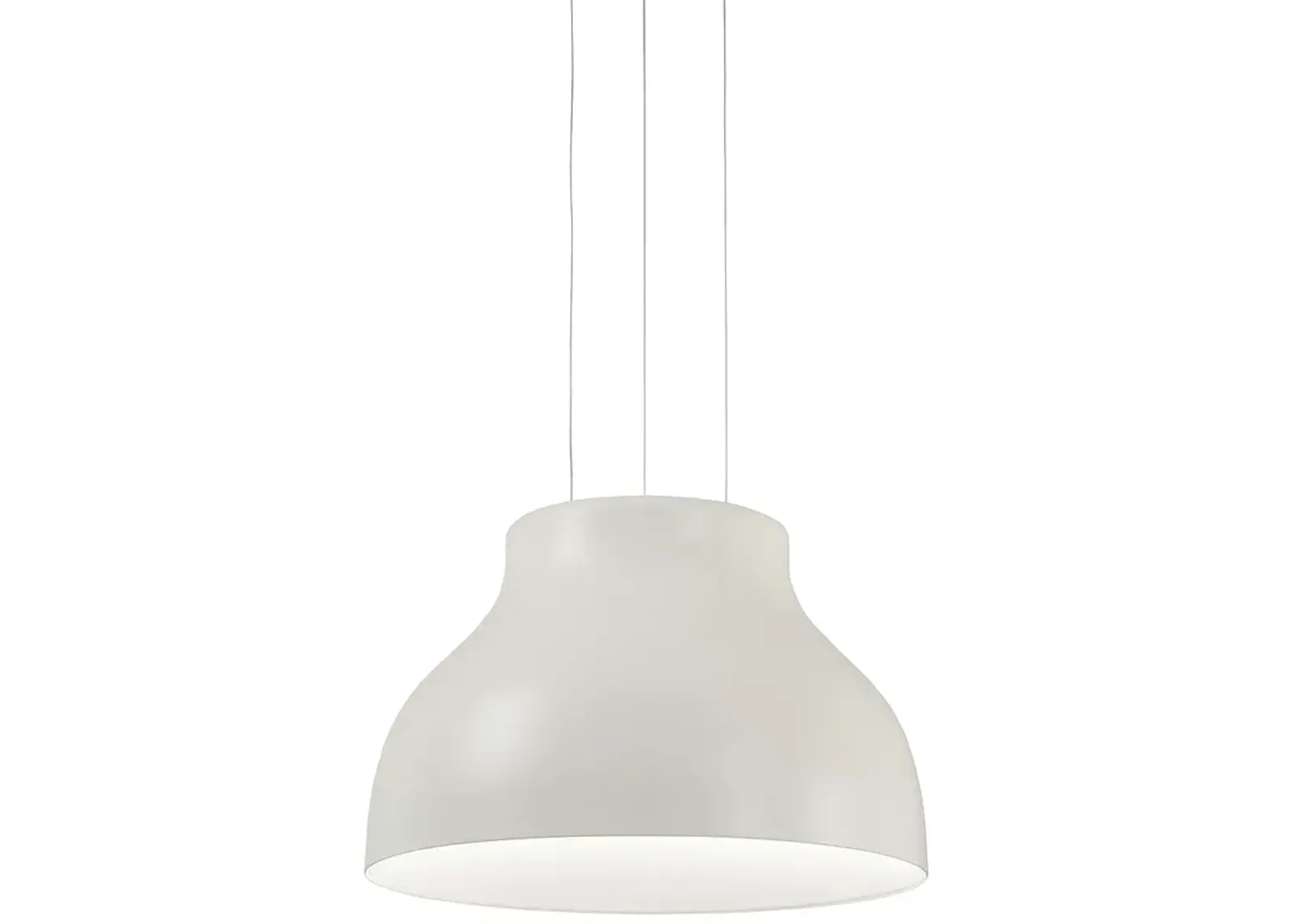 Kettle Up 16 3/4" Wide Matte White LED Pendant Light