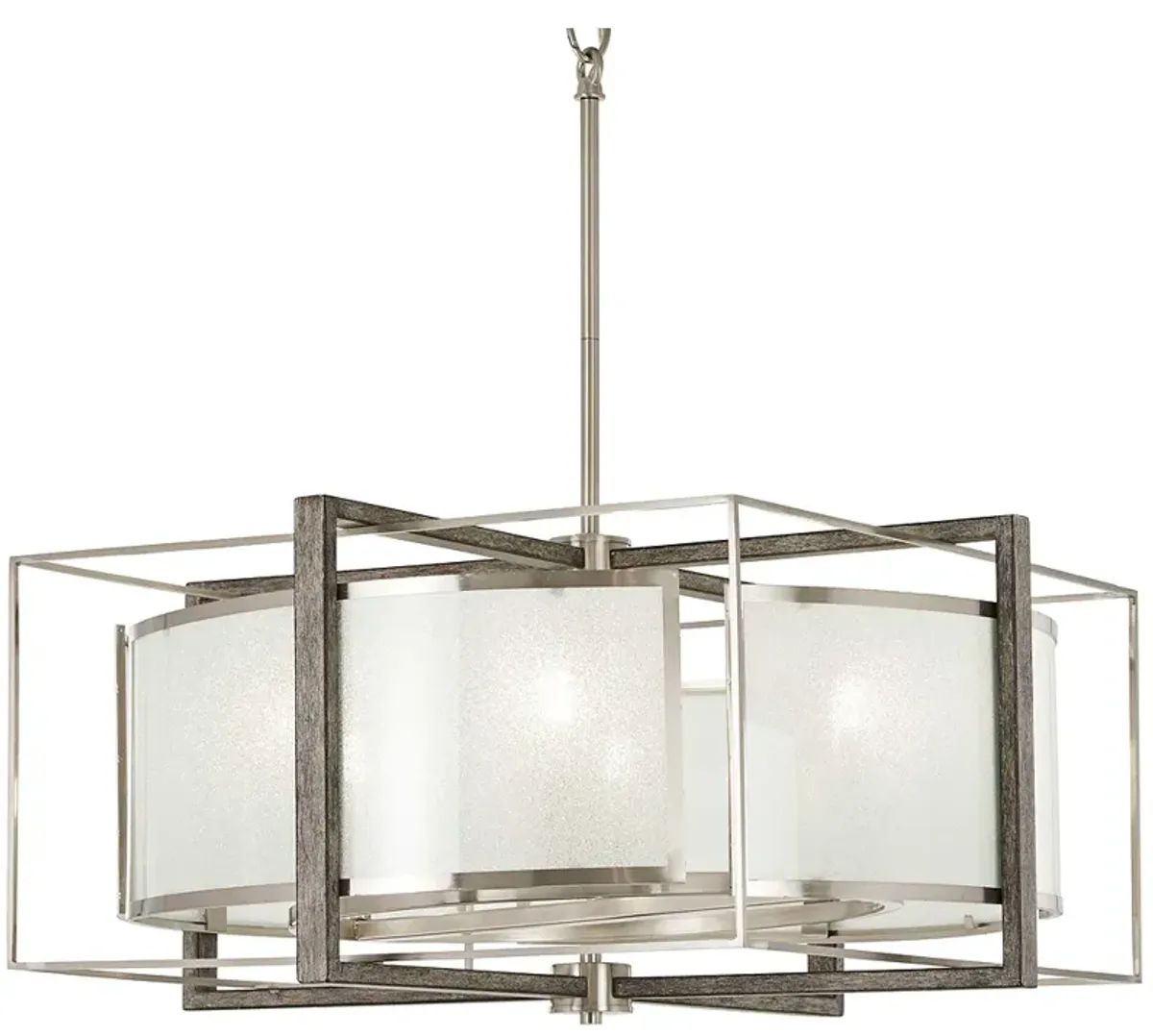 Minka Lavery Tyson's Gate 24" Wide Brushed Nickel Pendant Light