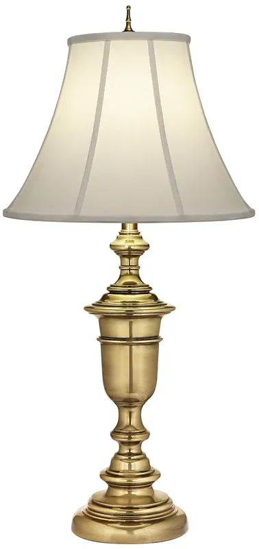 Stiffel 34" Traditional Burnished Brass Table Lamp