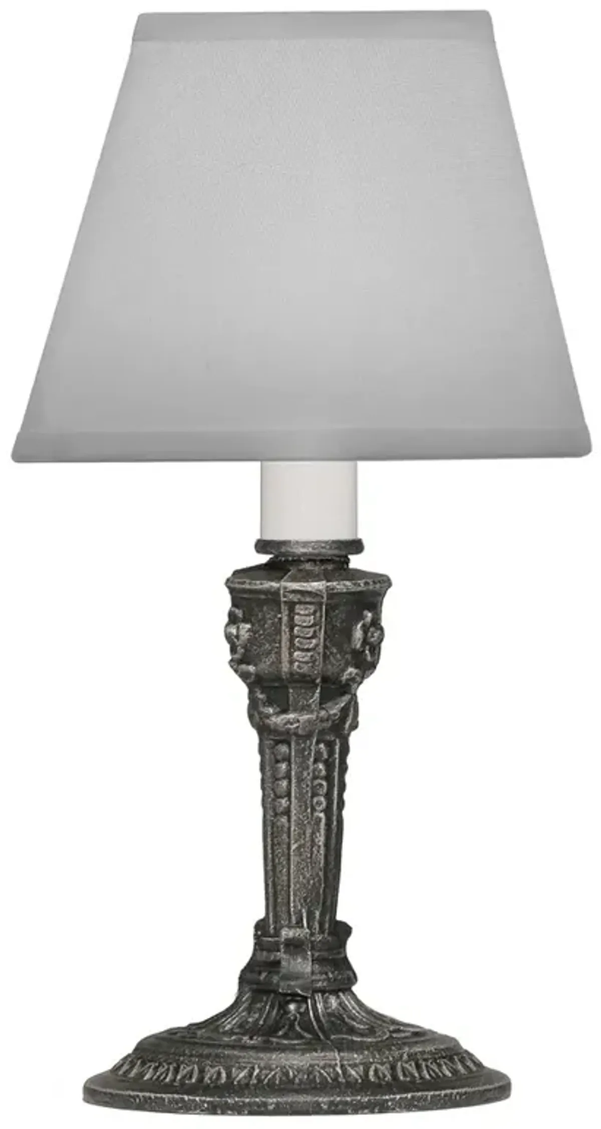 9.5" H Charcoal Candle Lamp