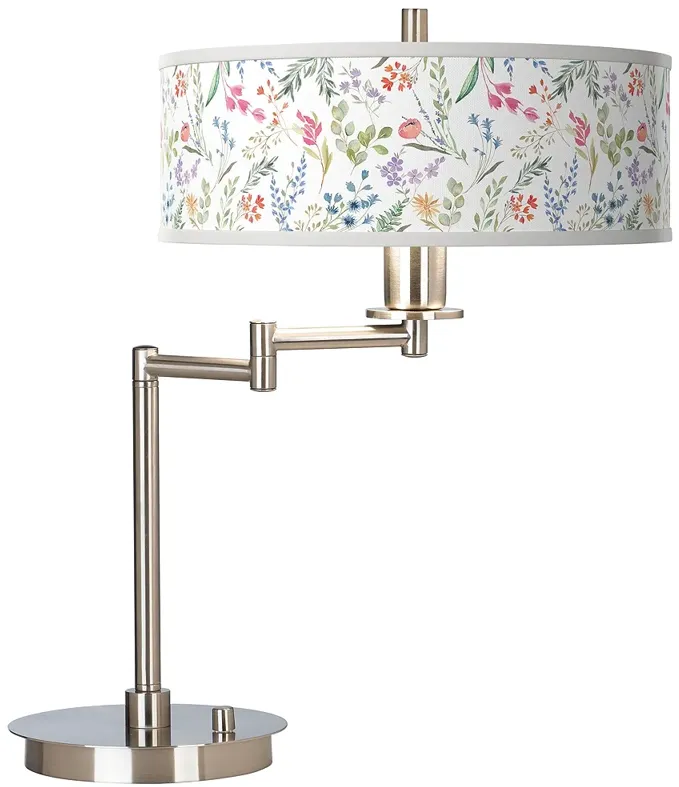 Giclee Gallery Spring's Joy 20 1/2" Giclee CFL Swing Arm Desk Lamp