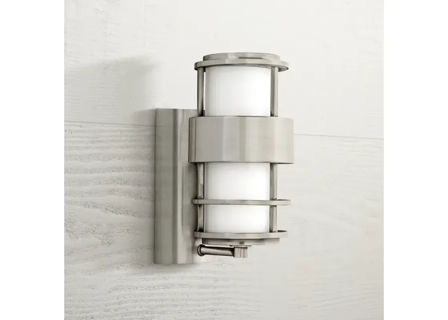 Hinkley Saturn Stainless Steel 12" High Outdoor Wall Light