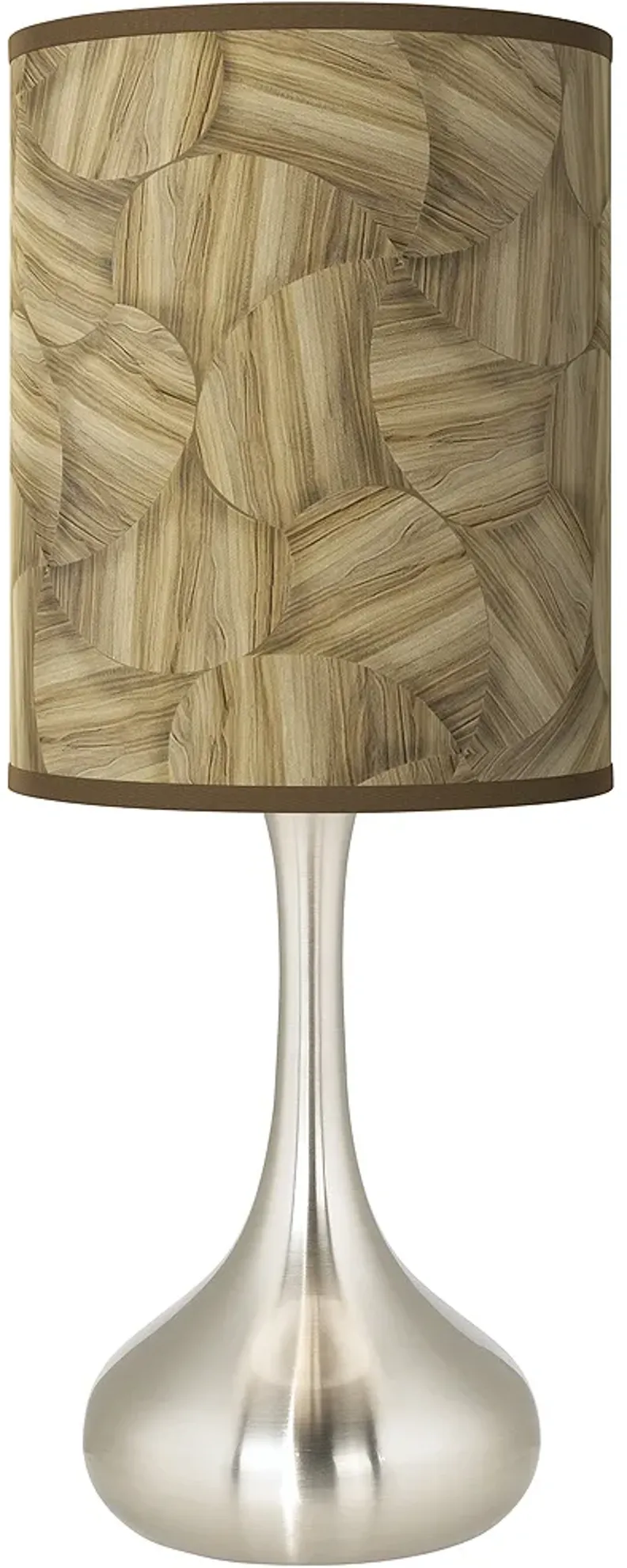 Woodland Giclee Modern Droplet Table Lamp
