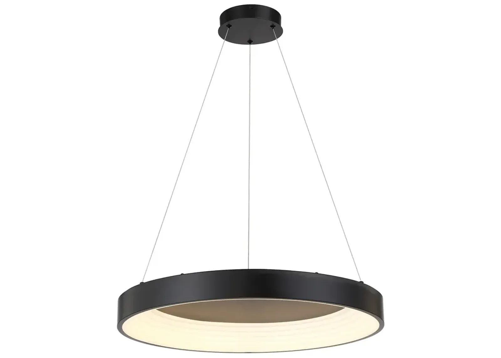 George Kovacs Conc 1-Light LED Black Pendant