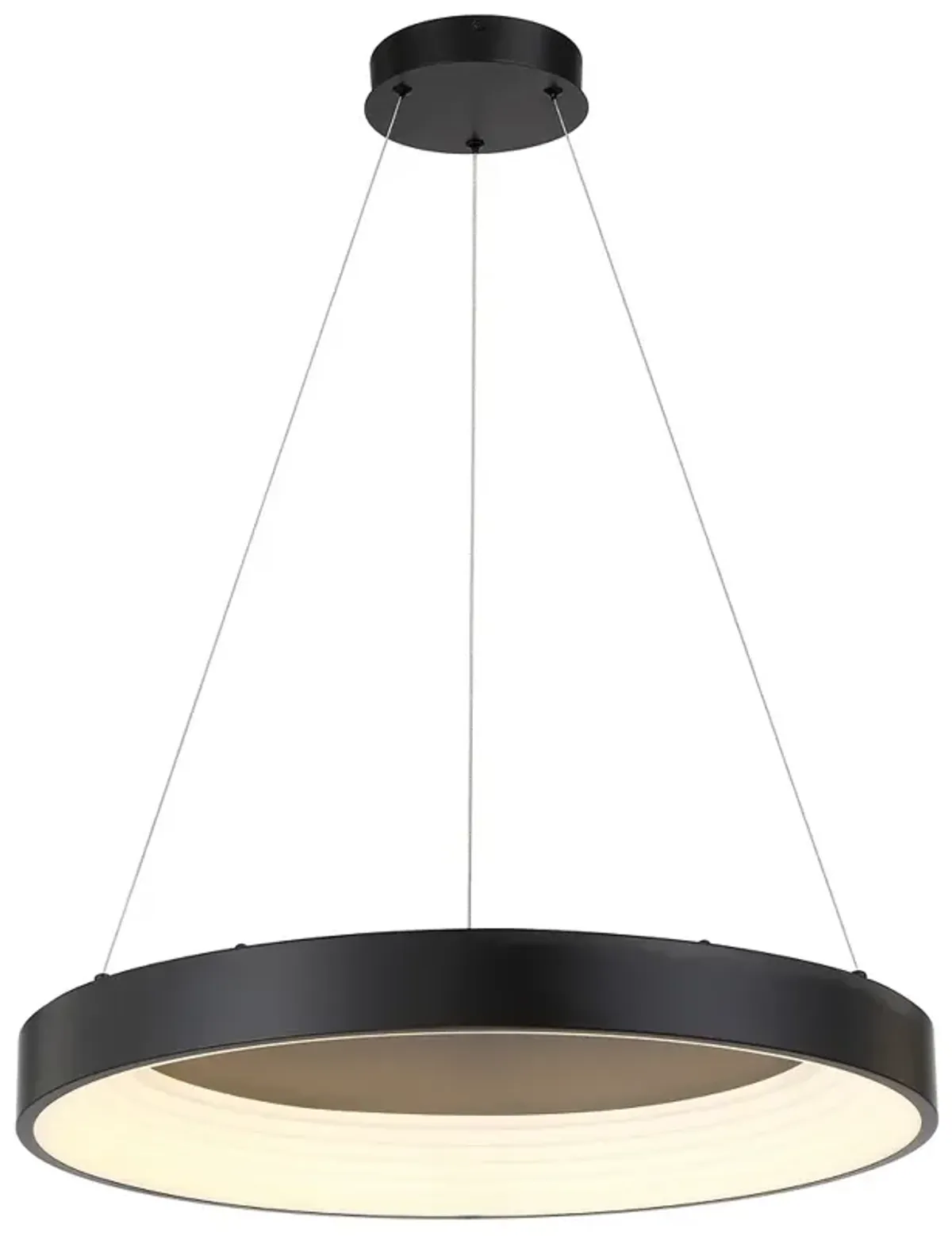 George Kovacs Conc 1-Light LED Black Pendant