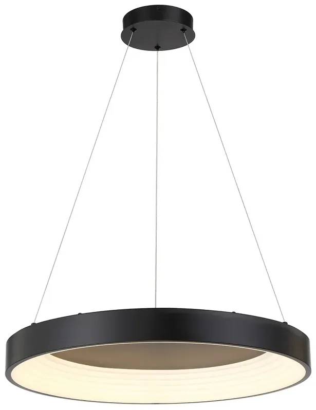 George Kovacs Conc 1-Light LED Black Pendant