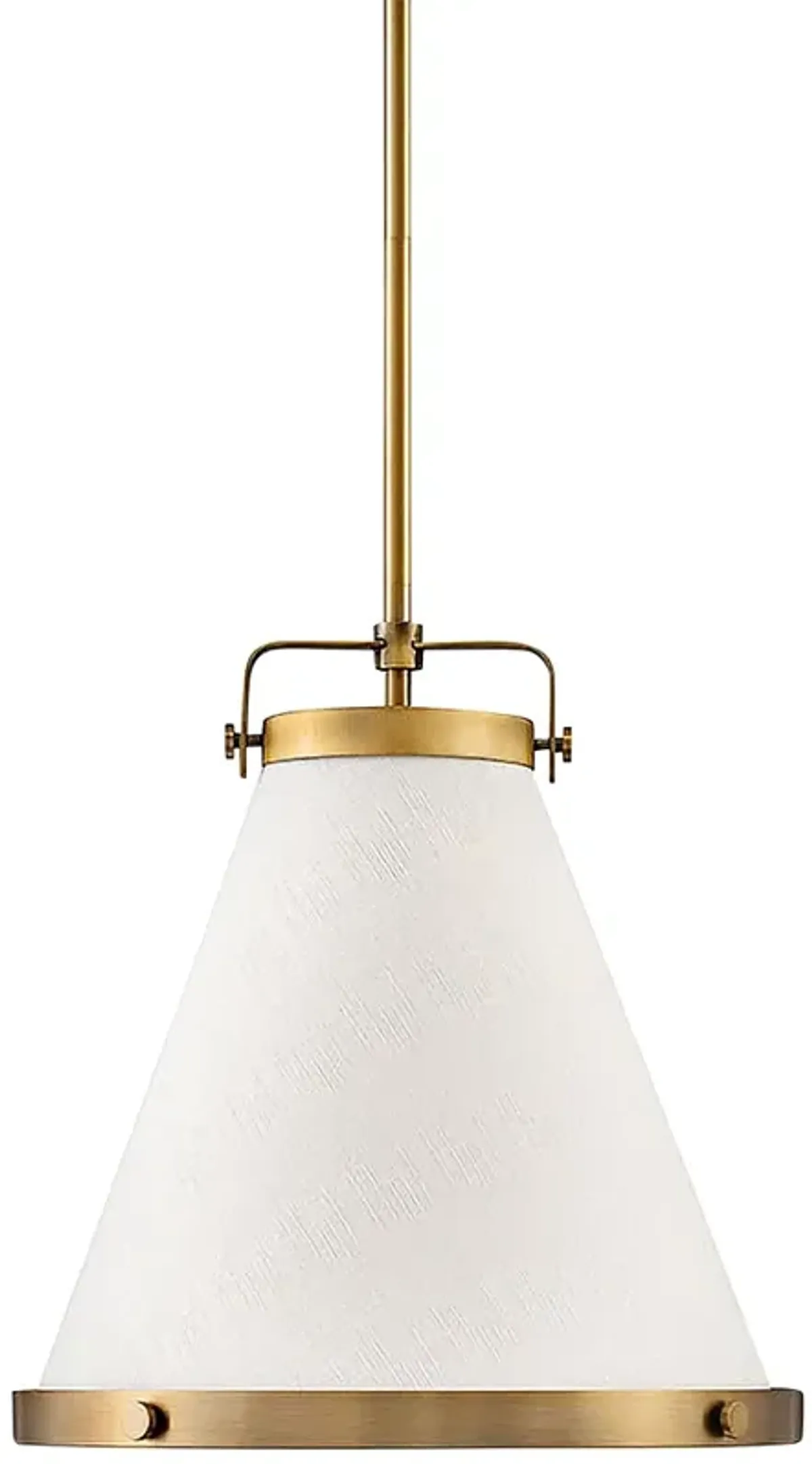 Hinkley Lexi 13 1/2"W Lacquered Brass Empire Pendant Light