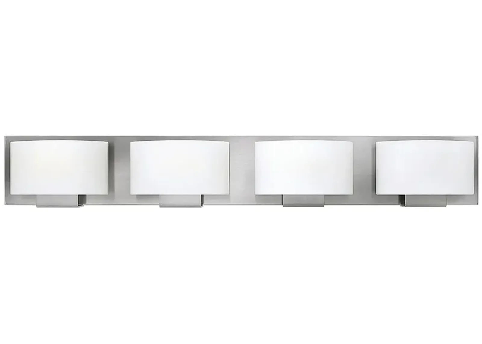 Bath Mila-Four Light Vanity-Brushed Nickel