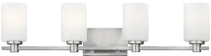 Bath Karlie-Four Light Vanity-Brushed Nickel