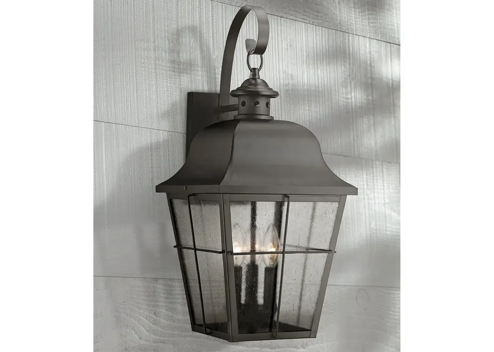 Quoizel Millhouse 22" High Black Outdoor Wall Light