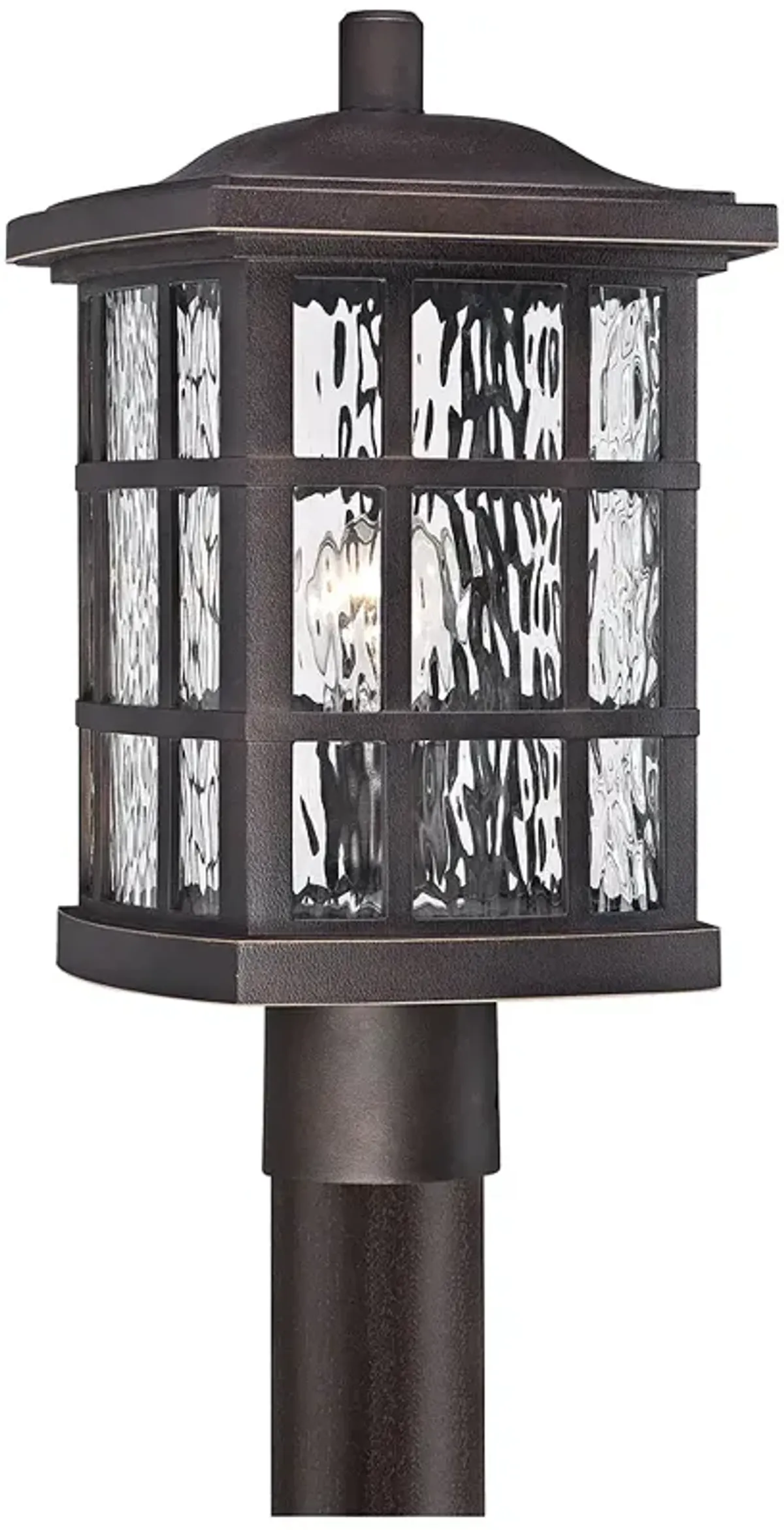 Quoizel Stonington 16 1/2" High Bronze Outdoor Post Light