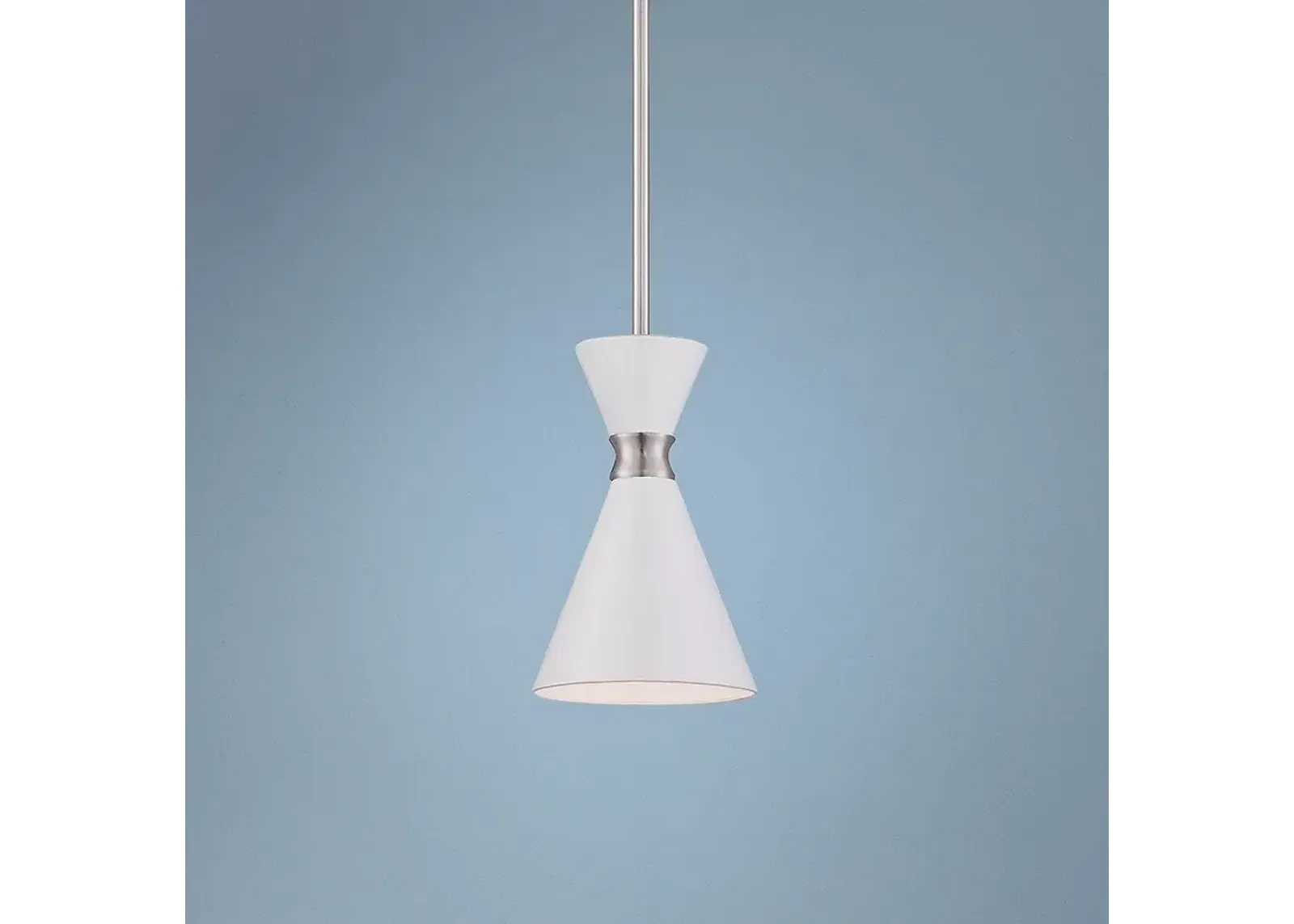 Kovacs Conic 5 1/2" Wide Brushed Nickel Mini Pendant