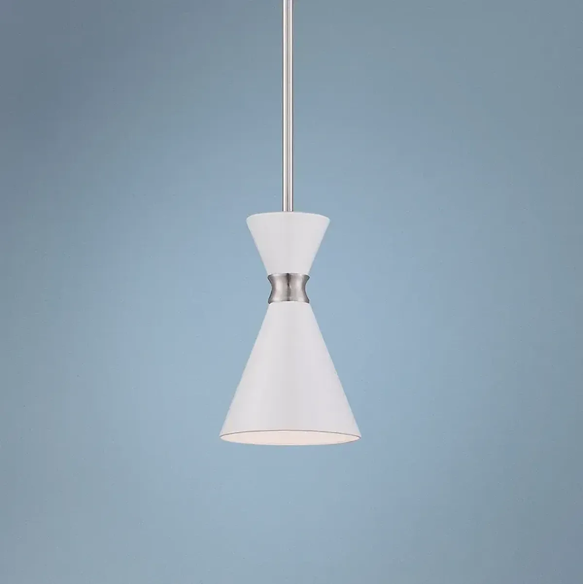 Kovacs Conic 5 1/2" Wide Brushed Nickel Mini Pendant