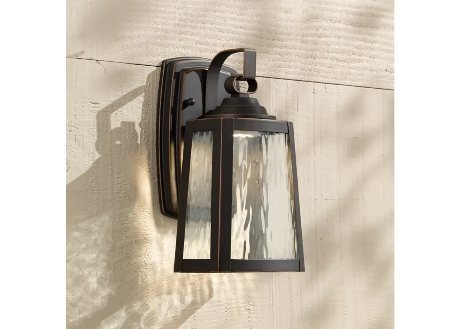 Minka Talera 10 3/4" High LED Bronze Outdoor Wall Light