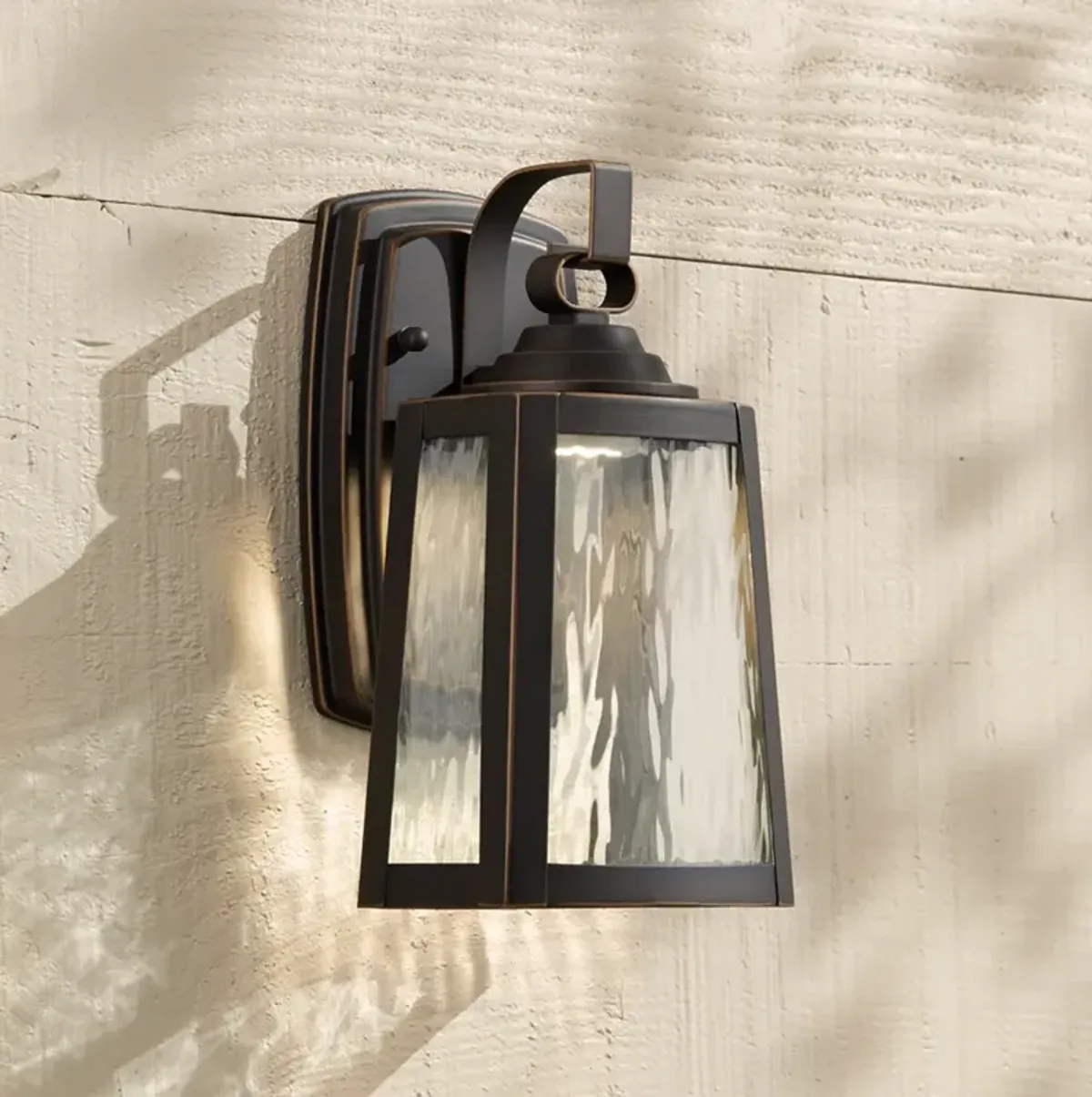 Minka Talera 10 3/4" High LED Bronze Outdoor Wall Light