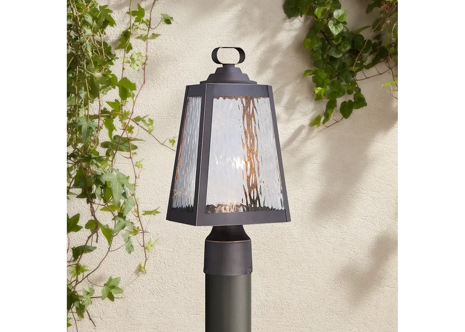 Minka Talera 15" High LED Bronze Outdoor Post Light