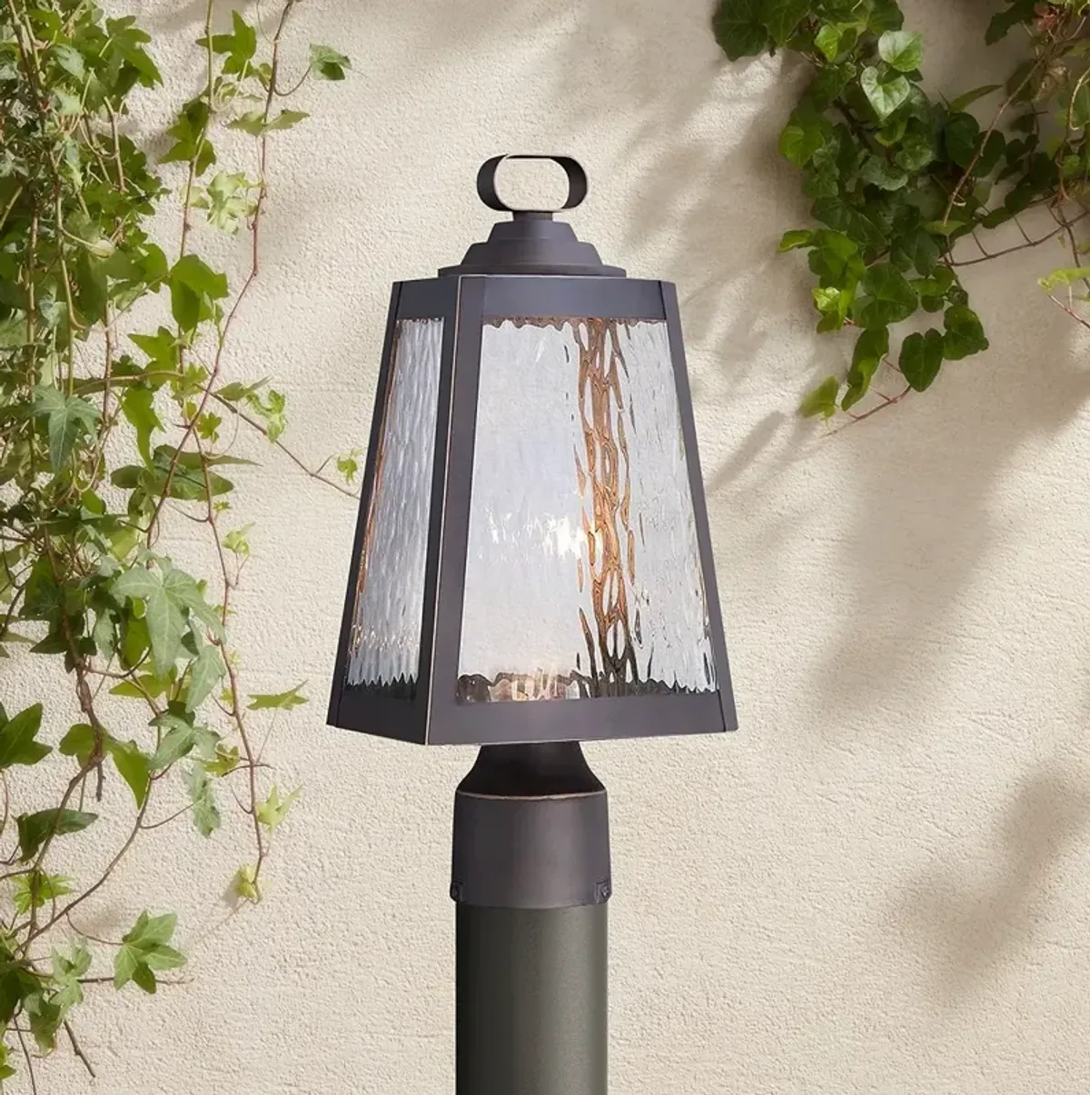 Minka Talera 15" High LED Bronze Outdoor Post Light