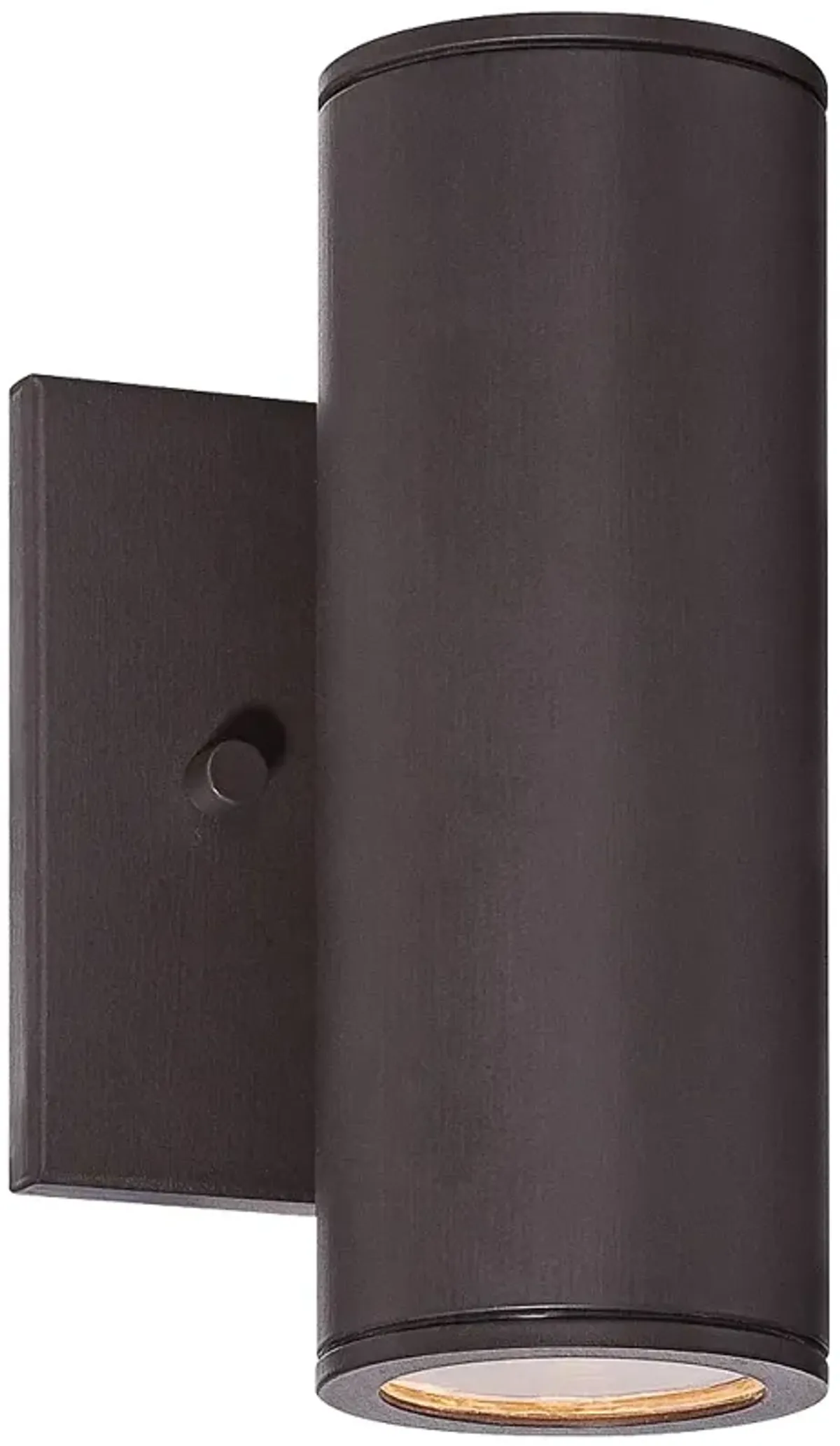 Minka Skyline 7 3/4" High Modern LED Bronze Outdoor Wall Light