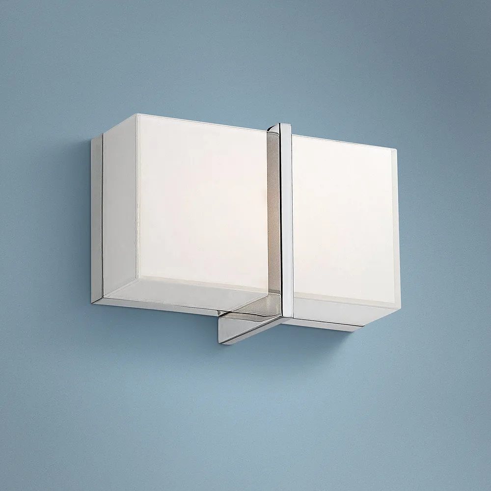 Rise 5 1/2" High Chrome LED Wall Sconce